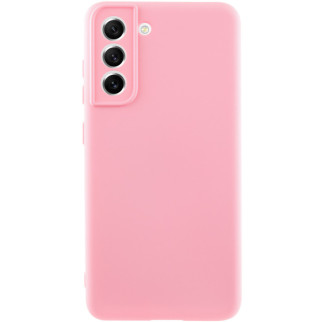 Чохол Silicone Cover Lakshmi Full Camera (A) для Samsung Galaxy S21 FE Рожевий / Pink - Інтернет-магазин спільних покупок ToGether
