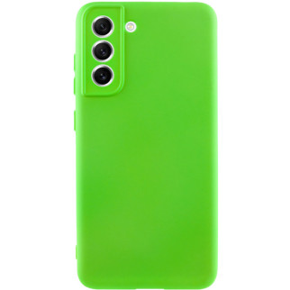 Чохол Silicone Cover Lakshmi Full Camera (A) для Samsung Galaxy S21 FE Салатовий / Neon Green - Інтернет-магазин спільних покупок ToGether
