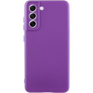 Чохол Silicone Cover Lakshmi Full Camera (A) для Samsung Galaxy S21 FE Фіолетовий / Purple - Інтернет-магазин спільних покупок ToGether