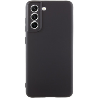 Чохол Silicone Cover Lakshmi Full Camera (A) для Samsung Galaxy S21 FE Чорний / Black - Інтернет-магазин спільних покупок ToGether