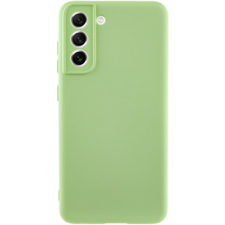 Чохол Silicone Cover Lakshmi Full Camera (A) для Samsung Galaxy S21 FE Зелений / Pistachio - Інтернет-магазин спільних покупок ToGether