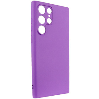 Чохол Silicone Cover Lakshmi Full Camera (A) для Samsung Galaxy S22 Ultra Фіолетовий / Purple - Інтернет-магазин спільних покупок ToGether
