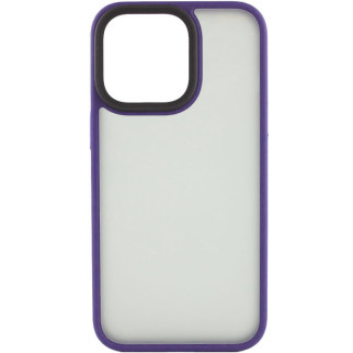 TPU+PC чохол Metal Buttons для Apple iPhone 14 Pro Max (6.7") Темно-фіолетовий - Інтернет-магазин спільних покупок ToGether