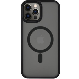 TPU+PC чохол Metal Buttons with MagSafe для Apple iPhone 14 Pro (6.1") Чорний - Інтернет-магазин спільних покупок ToGether