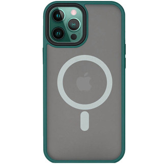 TPU+PC чохол Metal Buttons with MagSafe для Apple iPhone 14 Pro (6.1") Зелений - Інтернет-магазин спільних покупок ToGether