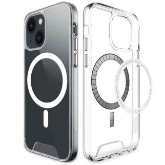Чохол TPU Space Case with MagSafe для Apple iPhone 14 (6.1") Прозорий - Інтернет-магазин спільних покупок ToGether