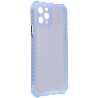 Чохол TPU Ease Carbon color series для Apple iPhone 11 Pro Max (6.5") Синій / Прозорий - Інтернет-магазин спільних покупок ToGether