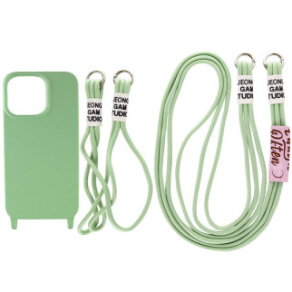 Чохол TPU two straps California для Apple iPhone 12 Pro / 12 (6.1") Зелений / Pistachio - Інтернет-магазин спільних покупок ToGether