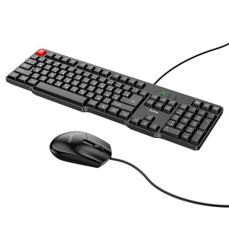 Ігрова клавіатура + миша Hoco GM16 Чорний - Інтернет-магазин спільних покупок ToGether