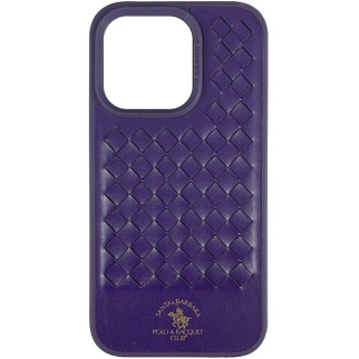 Шкіряний чохол Polo Santa Barbara для Apple iPhone 14 Pro (6.1") Purple - Інтернет-магазин спільних покупок ToGether
