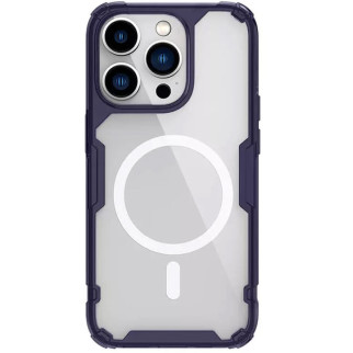 TPU чохол Nillkin Nature Pro Magnetic для Apple iPhone 14 Pro (6.1") Темно-фіолетовий (прозорий) - Інтернет-магазин спільних покупок ToGether