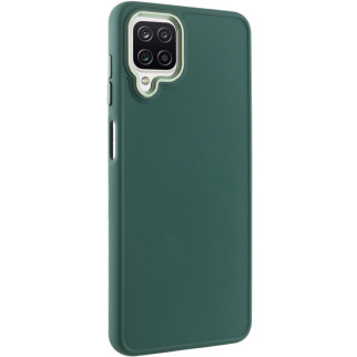 TPU чохол Bonbon Metal Style для Samsung Galaxy A12 Зелений / Army green - Інтернет-магазин спільних покупок ToGether