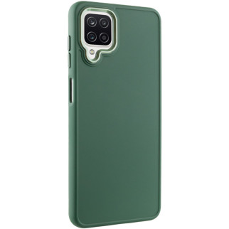 TPU чохол Bonbon Metal Style для Samsung Galaxy A12 Зелений / Pine green - Інтернет-магазин спільних покупок ToGether