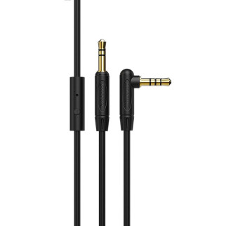 Аудіо кабель Aux Borofone BL5 with mic (1m) Чорний - Інтернет-магазин спільних покупок ToGether