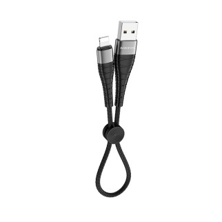 Дата кабель Borofone BX32 Munificent USB to Lightning (0.25m) Чорний - Інтернет-магазин спільних покупок ToGether