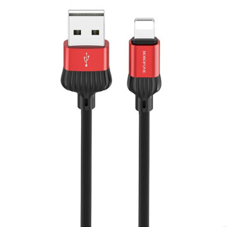 Дата кабель Borofone BX28 Dignity USB to Lightning (1m) Червоний - Інтернет-магазин спільних покупок ToGether