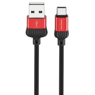 Дата кабель Borofone BX28 Dignity USB to Type-C (1m) Червоний - Інтернет-магазин спільних покупок ToGether