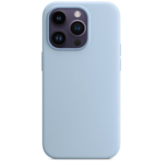 Чохол Silicone case (AAA) full with Magsafe для Apple iPhone 14 Pro (6.1") Блакитний / Sky - Інтернет-магазин спільних покупок ToGether