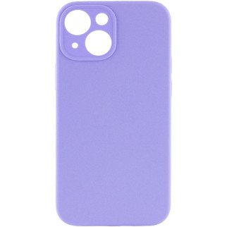 Чохол Silicone Case Full Camera Protective (AA) для Apple iPhone 14 (6.1") Бузковий / Dasheen - Інтернет-магазин спільних покупок ToGether