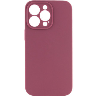 Чохол Silicone Case Full Camera Protective (AA) для Apple iPhone 14 Pro (6.1") Бордовий / Plum - Інтернет-магазин спільних покупок ToGether