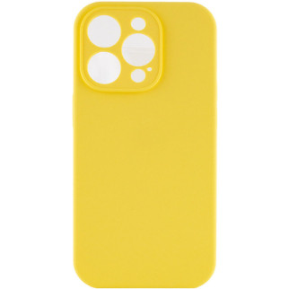 Чохол Silicone Case Full Camera Protective (AA) для Apple iPhone 14 Pro (6.1") Жовтий / Yellow - Інтернет-магазин спільних покупок ToGether