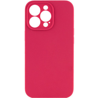 Чохол Silicone Case Full Camera Protective (AA) для Apple iPhone 14 Pro (6.1") Червоний / Rose Red - Інтернет-магазин спільних покупок ToGether