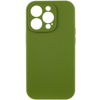 Чохол Silicone Case Full Camera Protective (AA) для Apple iPhone 14 Pro (6.1") Зелений / Dark Olive - Інтернет-магазин спільних покупок ToGether