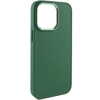 TPU чохол Bonbon Metal Style для Apple iPhone 14 Pro (6.1") Зелений / Army green - Інтернет-магазин спільних покупок ToGether