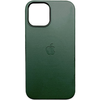 Шкіряний чохол Leather Case (AAA) with MagSafe and Animation для Apple iPhone 13 Pro (6.1") Sequoia Green - Інтернет-магазин спільних покупок ToGether