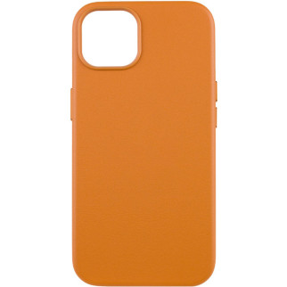 Шкіряний чохол Leather Case (AAA) with MagSafe and Animation для Apple iPhone 13 (6.1") Golden Brown - Інтернет-магазин спільних покупок ToGether