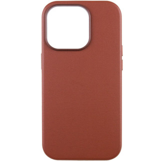 Шкіряний чохол Leather Case (AAA) with MagSafe and Animation для Apple iPhone 14 Pro (6.1") Umber - Інтернет-магазин спільних покупок ToGether