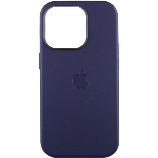 Шкіряний чохол Leather Case (AAA) with MagSafe and Animation для Apple iPhone 14 Pro Max (6.7") Ink - Інтернет-магазин спільних покупок ToGether