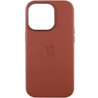 Шкіряний чохол Leather Case (AAA) with MagSafe and Animation для Apple iPhone 14 Pro Max (6.7") Umber - Інтернет-магазин спільних покупок ToGether