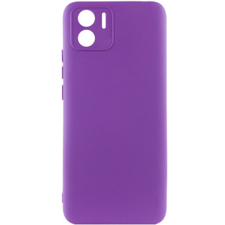 Чохол Silicone Cover Lakshmi Full Camera (A) для Xiaomi Redmi A1 / A2 Фіолетовий / Purple - Інтернет-магазин спільних покупок ToGether