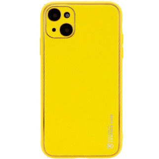 Шкіряний чохол Xshield для Apple iPhone 14 (6.1") Жовтий / Yellow - Інтернет-магазин спільних покупок ToGether