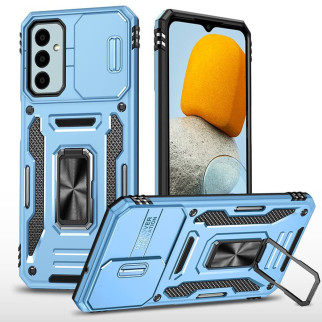 Ударостійкий чохол Camshield Army Ring для Samsung Galaxy M23 5G / M13 4G Блакитний / Light Blue - Інтернет-магазин спільних покупок ToGether