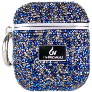 TPU чохол Bling World Rock Diamond для навушників AirPods 1/2 Синій - Інтернет-магазин спільних покупок ToGether