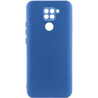 Чохол Silicone Cover Lakshmi Full Camera (A) для Xiaomi Redmi Note 9 / Redmi 10X Синій / Navy Blue - Інтернет-магазин спільних покупок ToGether