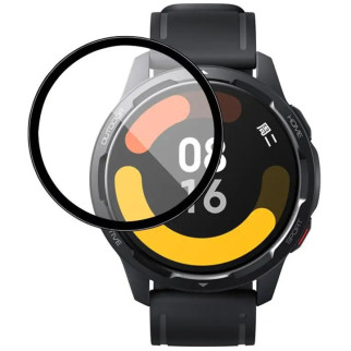 Полімерна плівка 3D (full glue) (тех.пак) для Xiaomi Watch S1 Active Чорний - Інтернет-магазин спільних покупок ToGether