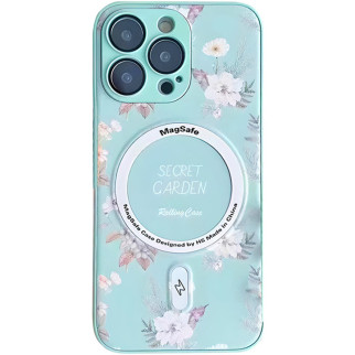 TPU+PC чохол Secret Garden with MagSafe для Apple iPhone 11 Pro (5.8") Mint - Інтернет-магазин спільних покупок ToGether