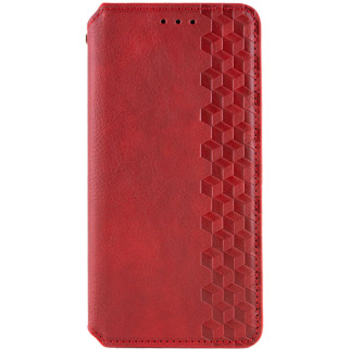 Шкіряний чохол книжка GETMAN Cubic (PU) для Samsung Galaxy A04s Червоний - Інтернет-магазин спільних покупок ToGether