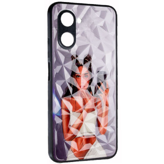 TPU+PC чохол Prisma Ladies для Realme C33 Black in White - Інтернет-магазин спільних покупок ToGether