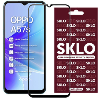 Захисне скло SKLO 3D для Oppo A57s / A77 / A77s Чорний - Інтернет-магазин спільних покупок ToGether