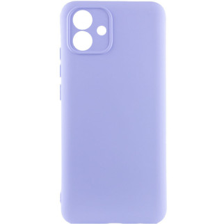 Чохол Silicone Cover Lakshmi Full Camera (A) для Samsung Galaxy A04e Бузковий / Dasheen - Інтернет-магазин спільних покупок ToGether