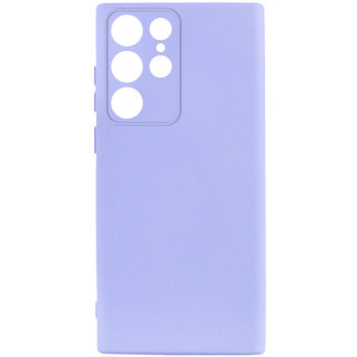 Чохол Silicone Cover Lakshmi Full Camera (A) для Samsung Galaxy S23 Ultra Бузковий / Dasheen - Інтернет-магазин спільних покупок ToGether