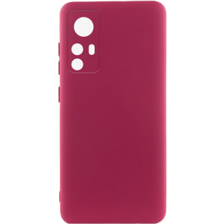 Чохол Silicone Cover Lakshmi Full Camera (A) для Xiaomi 12T / 12T Pro Бордовий / Marsala - Інтернет-магазин спільних покупок ToGether