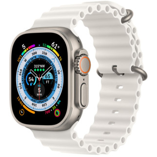 Ремінець Ocean Band для Apple watch 42mm/44mm/45mm/49mm Білий / White - Інтернет-магазин спільних покупок ToGether