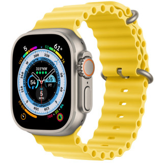 Ремінець Ocean Band для Apple watch 42mm/44mm/45mm/49mm Жовтий / Yellow - Інтернет-магазин спільних покупок ToGether