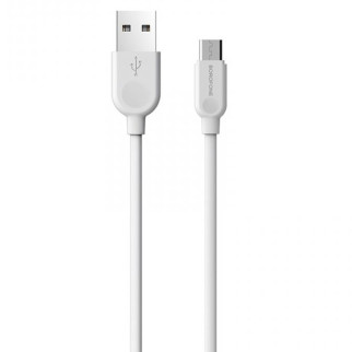 Дата кабель Borofone BX14 USB to MicroUSB (1m) Білий - Інтернет-магазин спільних покупок ToGether
