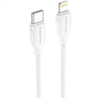 Дата кабель Borofone BX19 Type-C to Lightning (1m) Білий - Інтернет-магазин спільних покупок ToGether